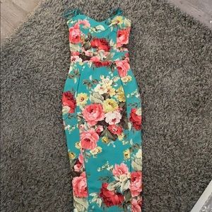 Spring Floral midi dress